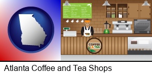 Atlanta, Georgia - coffee and tea shop