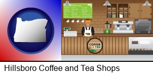 Hillsboro, Oregon - coffee and tea shop