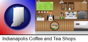 Indianapolis, Indiana - coffee and tea shop