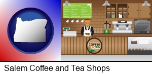 Salem, Oregon - coffee and tea shop