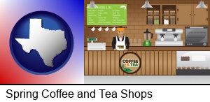 Spring, Texas - coffee and tea shop
