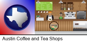 Austin, Texas - coffee and tea shop