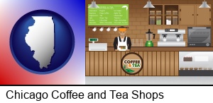 Chicago, Illinois - coffee and tea shop