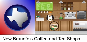 coffee and tea shop in New Braunfels, TX