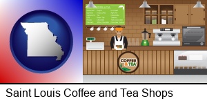 Saint Louis, Missouri - coffee and tea shop